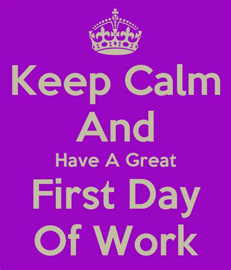 calm    great  day  work poster yo  calm