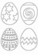 Eggs Coloriage Pascua Oeuf Dessin Imprimer Huevo Supercoloring Paques sketch template