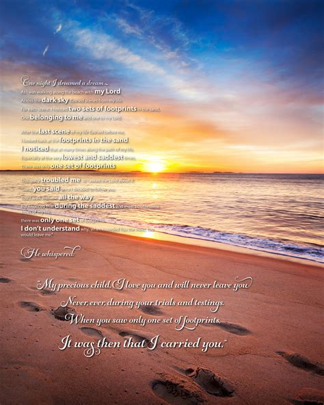 footprints   sand poem printable version