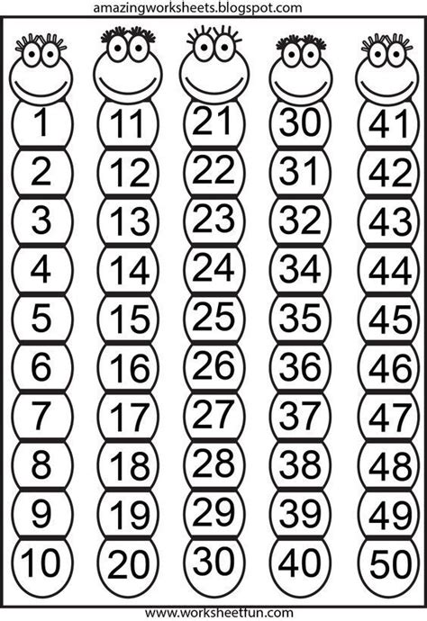 image result  number chart   preschoolers matematica elementari