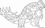 Groudon Generation Kyogre Jecolorie Primal Legendaire Danieguto sketch template