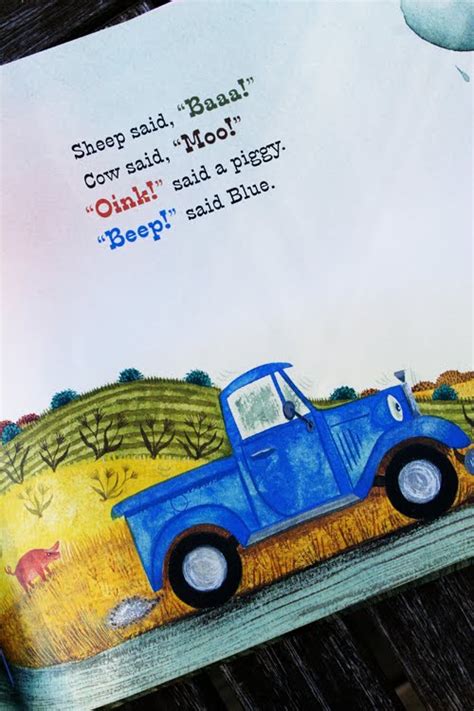 book children  blue truck