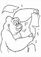 Coloring Tarzan Pages Book Info Print Printable sketch template
