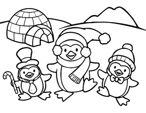 printable penguin coloring pages everfreecoloringcom