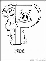 Sesamestreet Coloring Pages Alphabets Colouring Fun sketch template