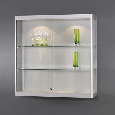 Notice Board Company Wall Mounted Glass Display Case Trophy Case