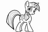 Pony Coloring Little Pages Luna Princess Filly Printable Color Print Getcolorings sketch template