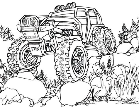 remote control car coloring pages coloring traxxas drawing truck