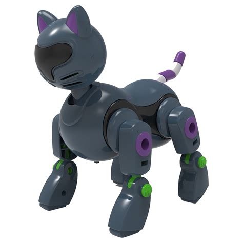 robot cat toy  kids diy pet toy interactive toy intelligent educational kids toys suitable