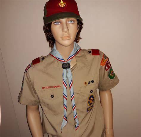 saturday evening scout post boy scout    neckerchiefs