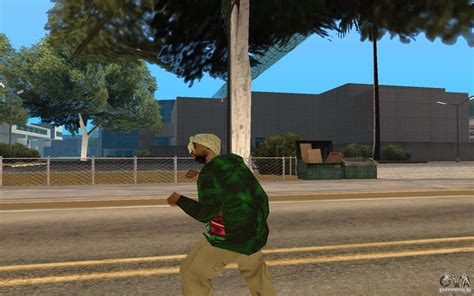 grove street gang member для gta san andreas