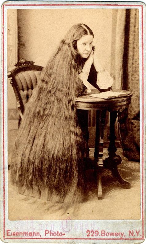 17 interesting vintage portraits of long hair victorian