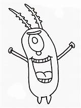 Spongebob Plankton Coloring Squarepants Clipart Drawing Pages Clip Drawings Color Sketch Easy Cliparts Sponge Printable Print Kids Library Getdrawings Getcolorings sketch template