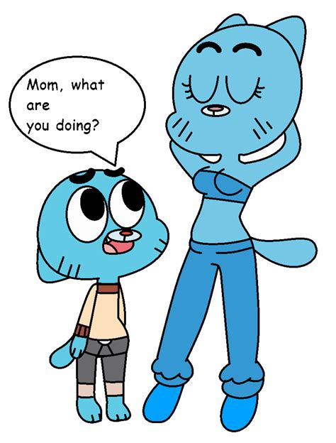 Gumball Mom What Are You Doing Gumball Cartoon Pics