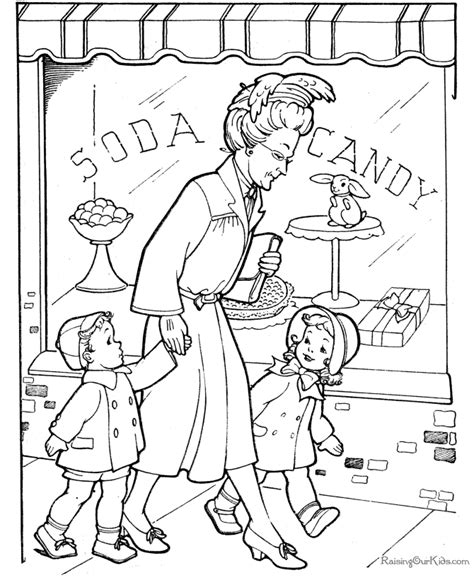 grandparents day coloring page