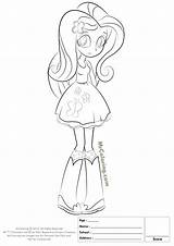 Coloring Equestria Girls Pages Fluttershy Printable Twilight Sparkle Library Clipart Line Comments Mlp Coloringhome sketch template