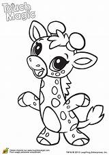 Girafe Leapfrog Tatakiki Coloriages Giraffe sketch template