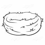 Nest Empty Coloring Clipart Template Abeka Clip Line sketch template