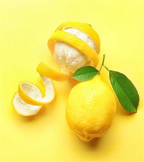 lemon peel benefits    skin hair  home
