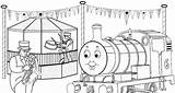 Coloring Percy Thomas sketch template