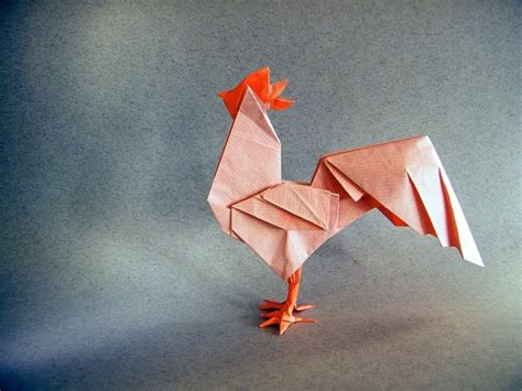 chinese  year origami rooster extravaganza