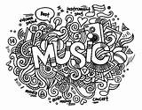 Collage Musical Coloring Music Colorear Coloringcrew sketch template