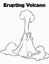 Volcano Coloring Pages Printable Kids Erupting Color Erosion Natural Print Drawing Eruption Resources Template Cartoon Getcolorings Worksheet Sketch Sheets Popular sketch template