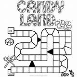 Candyland Coloring sketch template