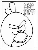 Coloring Pages Angry Birds Bird Red Kids Printable Color Colouring Colorare Star Moldes Template Birthday Rio Cartoon Redbird Paper Sheets sketch template