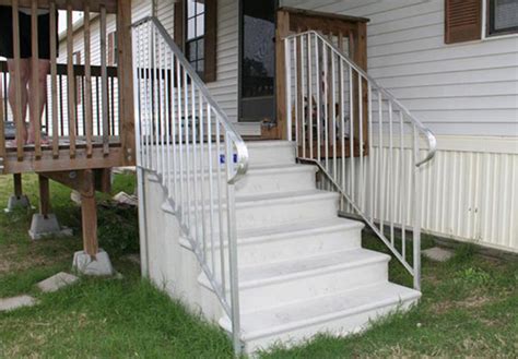 exterior stairs  mobile homes mobile homes ideas