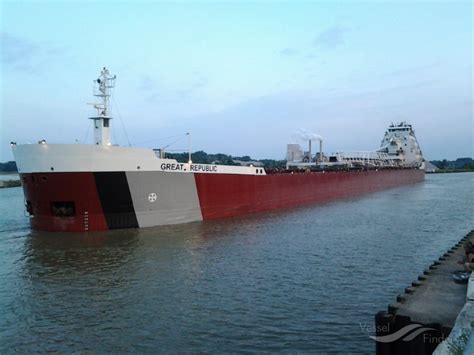 great republic  discharging bulk carrier details  current