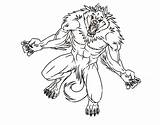 Coloring Pages Wolf Scary Werewolves Color Getcolorings Printable sketch template