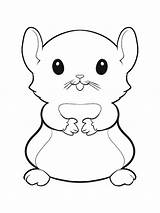 Hamster Coloring Pages Cute Printable Color Kids Print Getcolorings Adorable Animal sketch template
