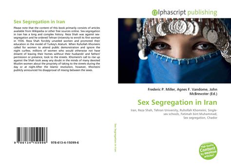 sex segregation in iran 978 613 4 15099 6 6134150991