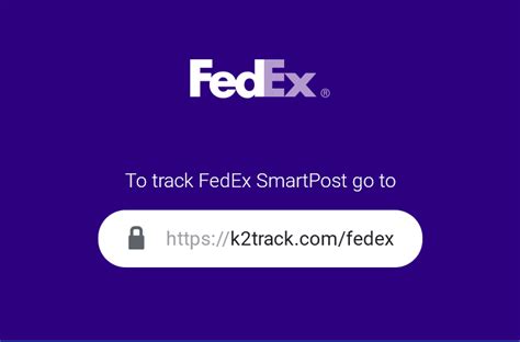 Fedex Smartpost Tracking K2track