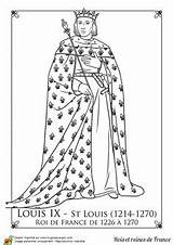 Louis Coloring Coloriage Roi Ix France Charlemagne Xiv Hugolescargot Pages King Htm Sheets Coloriages Emperor History Explore Printable Color Roman sketch template