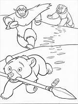 Coloring Bear Pages Brother Inuit Color Printable Spear Steals Book Weapon Eskimo Cartoon Getcolorings Bright Colors Favorite Choose Kids Info sketch template