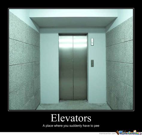elevator  zombernatural meme center