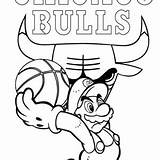 Bulls Chicago Coloring Pages Printable Bull Getcolorings Logo Color Sheets Colouring Getdrawings Drawing Appalling sketch template