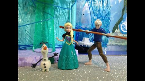frozen queen elsa and jack frost fly through the sky parody youtube