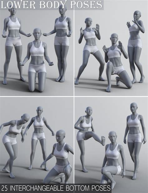 easier pose creation for genesis 8 female daz 3d