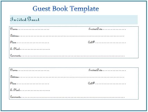 printable funeral guest book pages tutoreorg master  documents