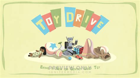 toy drive title graphics igniter media