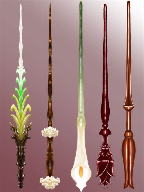 wand concept design floral collection  moptop  deviantart