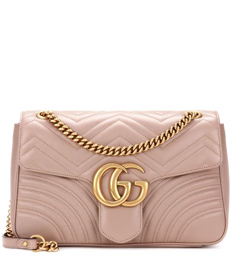 gucci gg marmont medium shoulder bag lyst