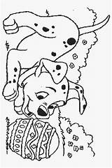 Dalmations Pages Dal2 Coloring sketch template