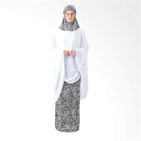 mukena elzatta putih hijab jilbab gallery