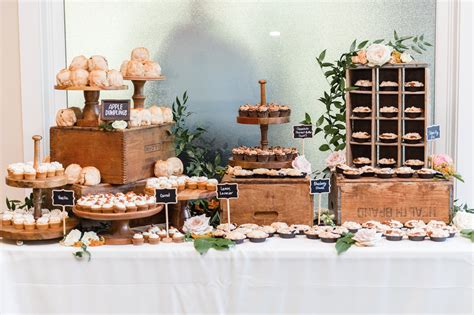 wedding special event dessert tables  farm bakery