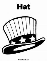 Hat Coloring Top Mexican Comments sketch template