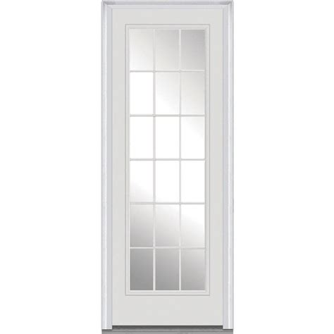 Mmi Door 36 In X 96 In Clear Glass Left Hand Full Lite